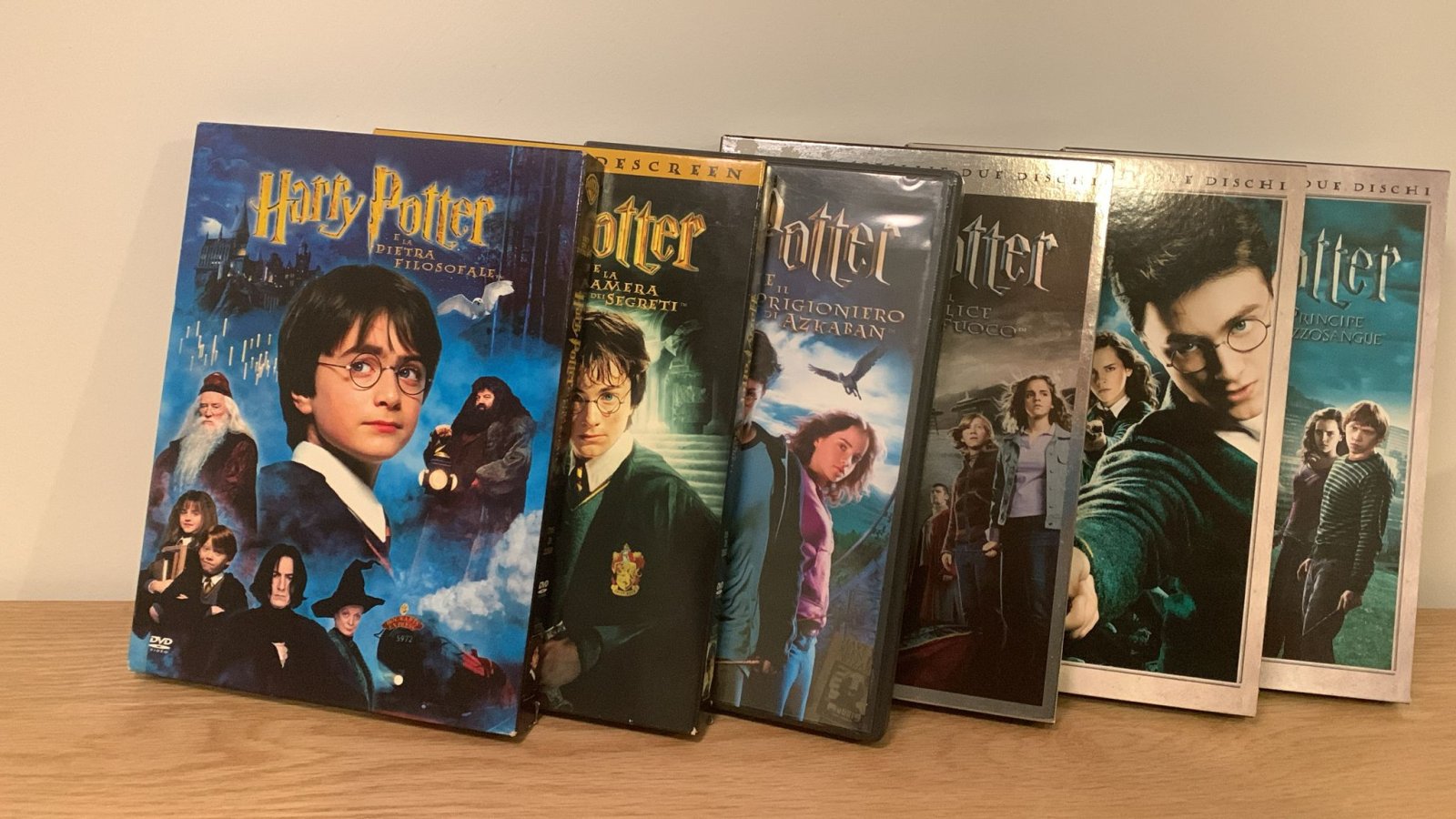 Collezione tutti i 7 film Harry Potter - 1a edizione - tutti DOPPIO DVD
