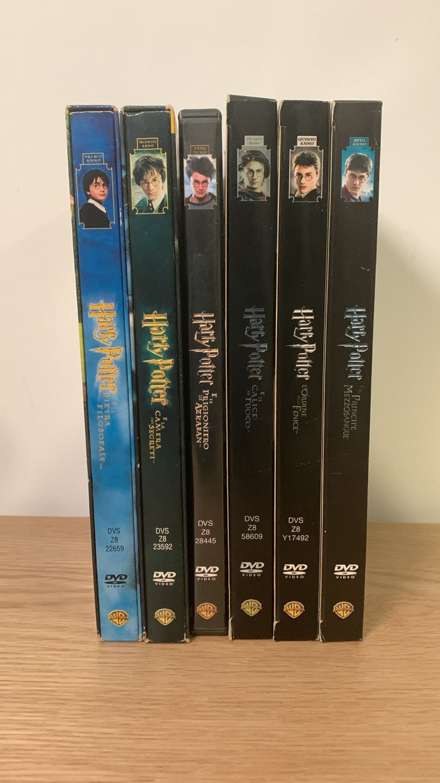 Collezione tutti i 7 film Harry Potter - 1a edizione - tutti DOPPIO DVD