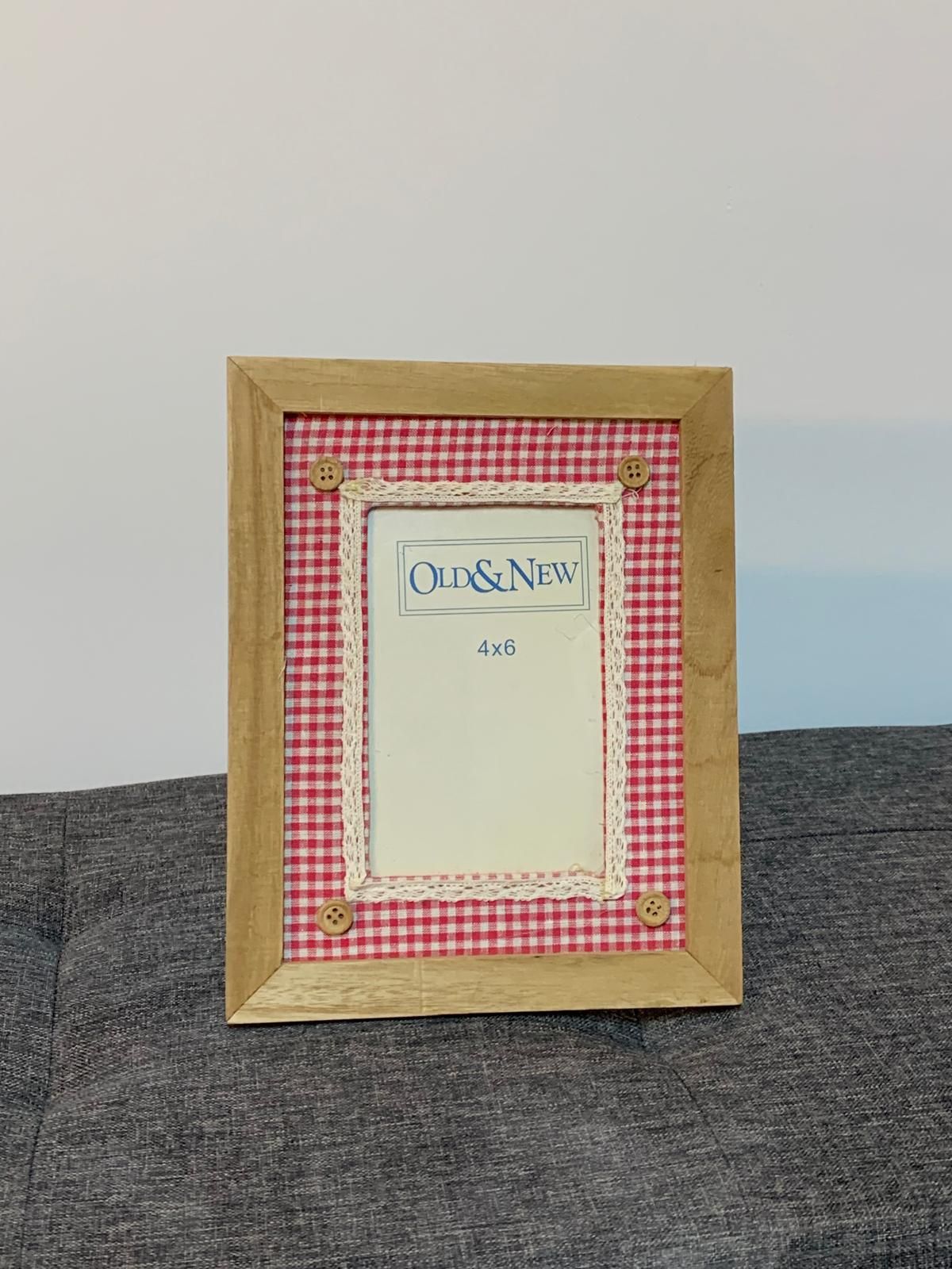 Cornice fotografica Old & New formato 4x6, dal gusto rustico