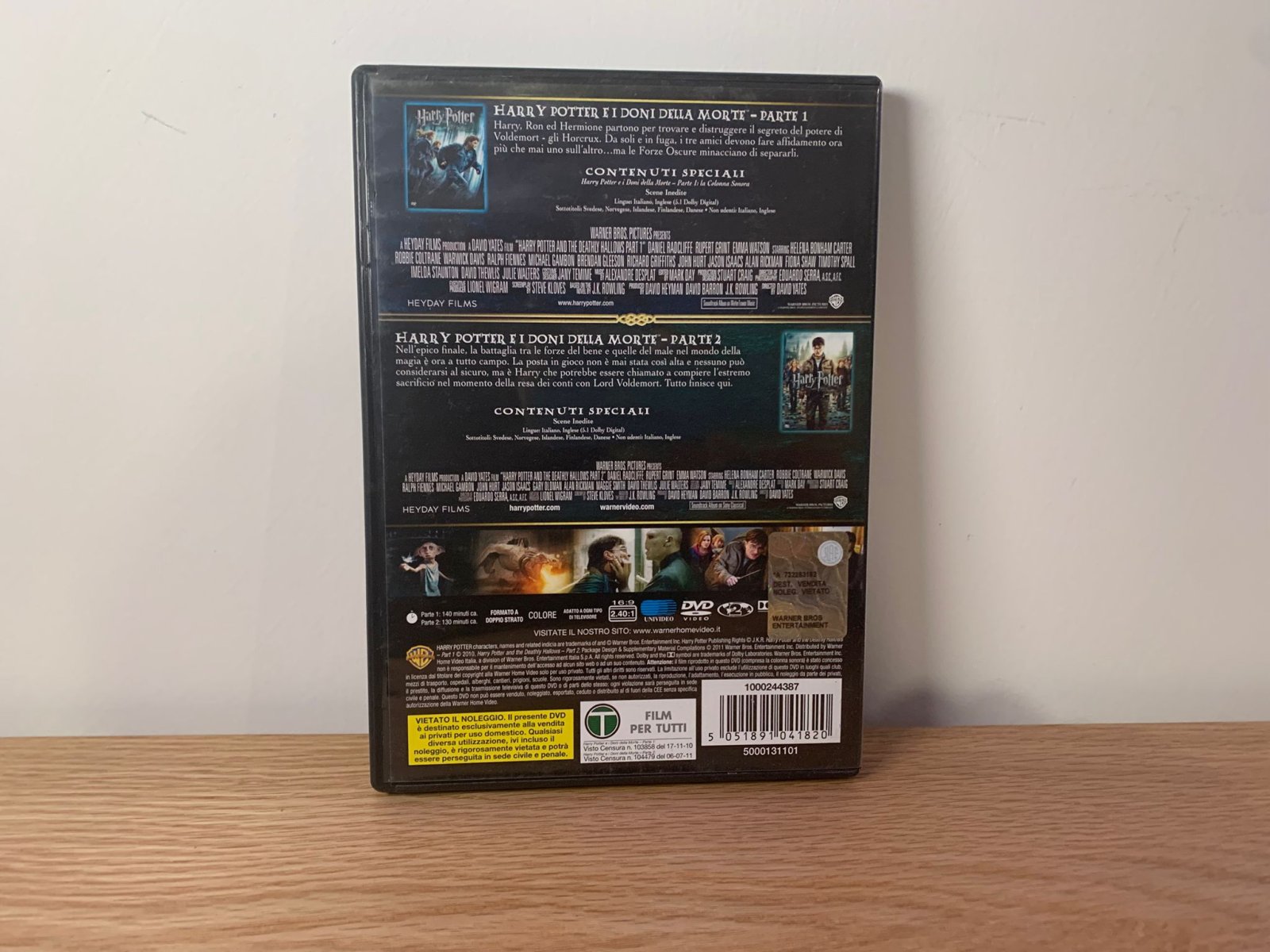Harry Potter e i doni della morte - Parte I e II (2 DVD)