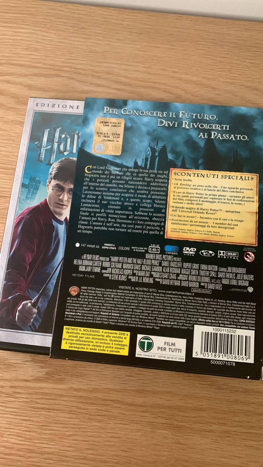 Harry Potter e il Principe Mezzosangue DVD speciale 2 dischi - 1a edizione