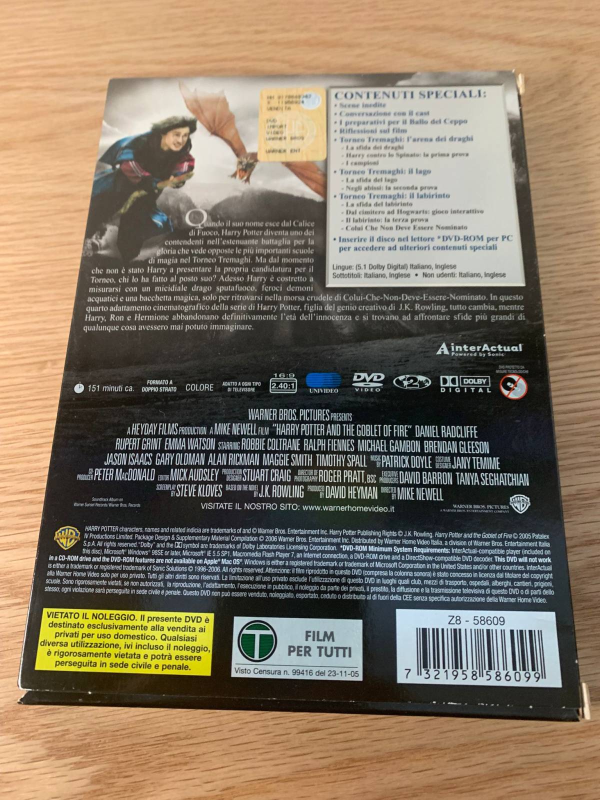 Harry Potter e il calice di fuoco DVD speciale 2 dischi - 1a edizione