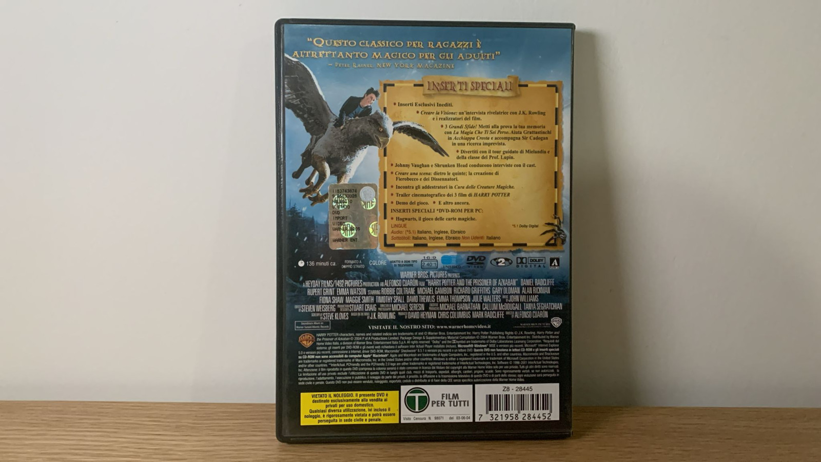 Harry Potter e il prigioniero di Azkaban DVD speciale 2 dischi - 1a edizione