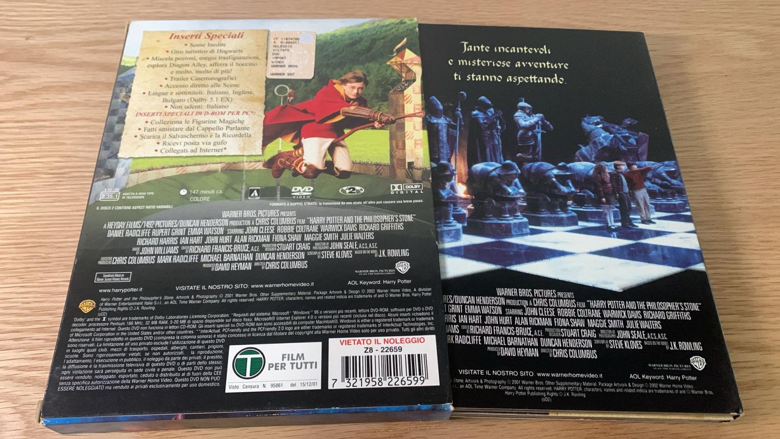 Harry Potter e la pietra filosofale DVD speciale 2 dischi - 1a edizione