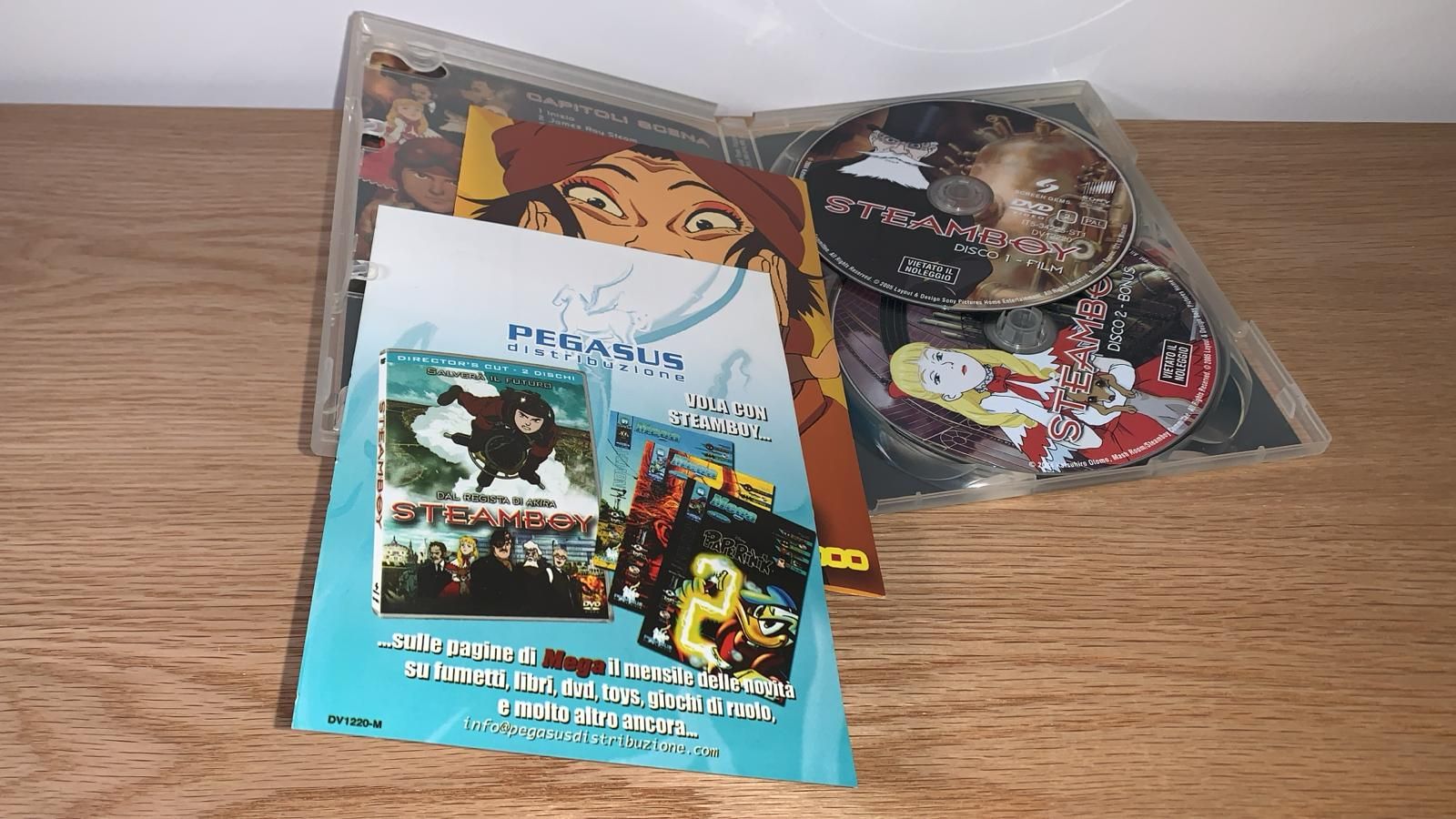 Steamboy Anime DVD 2 dischi special edition Director's Cut