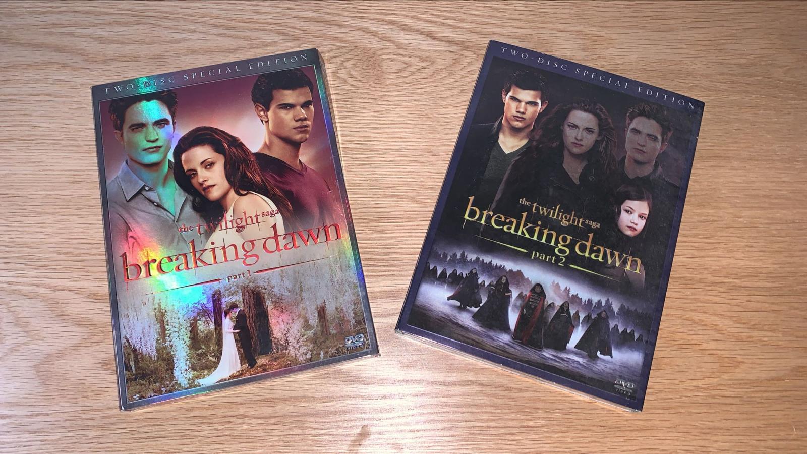 The Twilight Saga: Breaking Dawn - Parte 1 (2011) e Parte 2 (2012)  DVD special edition collezione 4 dischi